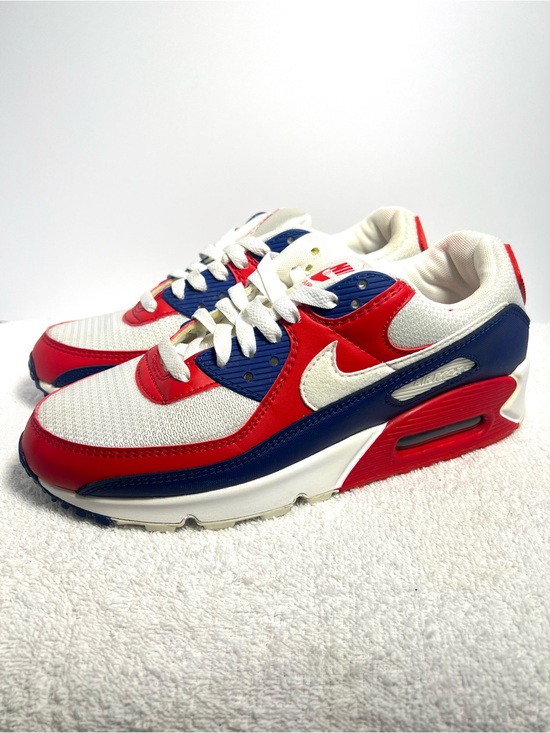 Nike Other - Nike Air Max 90 USA 2020 Mens Size 8 Red White Royal Blue Sneaker CW5456-100